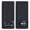 Caixa De Som 2.0 Usb 6w Rms One Preta - Vs-202